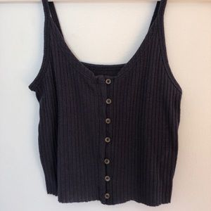 American Eagle button down tank top